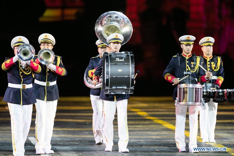 RUSSIA-MOSCOW-MILITARY MUSIC FESTIVAL-OPENING-PLA