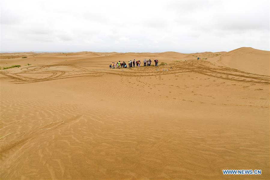 CHINA-NINGXIA-ZHONGWEI-DESERT CONTROL-ACTIVITY(CN)