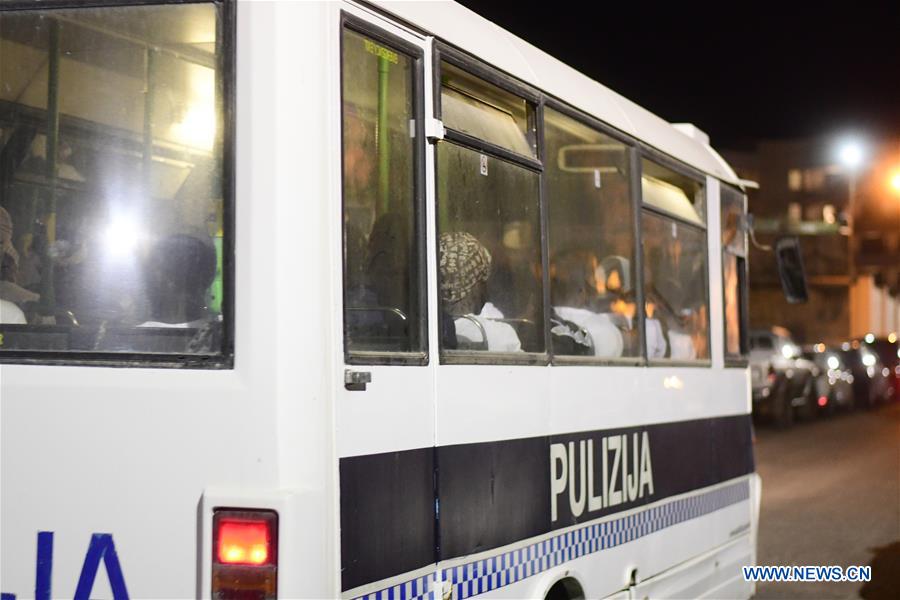 MALTA-FLORIANA-MIGRANTS-DISEMBARKATION