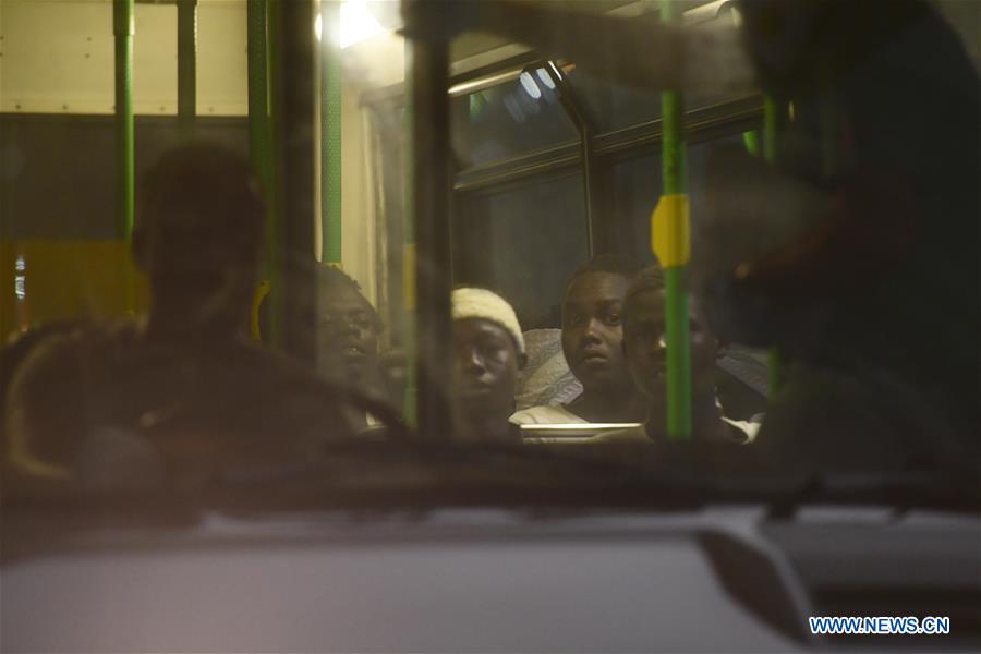 MALTA-FLORIANA-MIGRANTS-DISEMBARKATION
