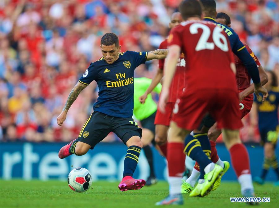 (SP)BRITAIN-LIVERPOOL-FOOTBALL-ENGLISH PREMIER LEAGUE-LIVERPOOL VS ARSENAL