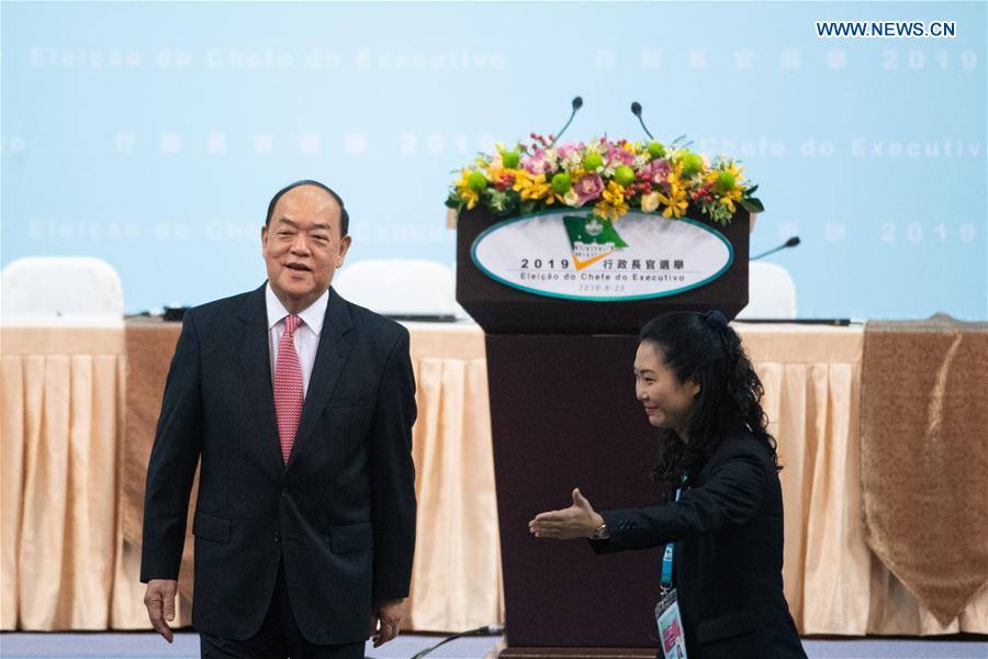 CHINA-MACAO-5TH-TERM CE-HO IAT SENG ELECTED (CN)