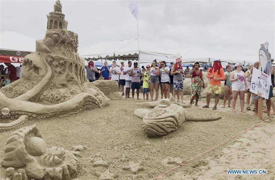 U.S.-GALVESTON-SANDCASTLE COMPETITION