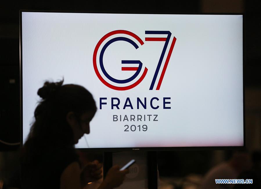 FRANCE-BIARRITZ-G7 SUMMIT-MEDIA 