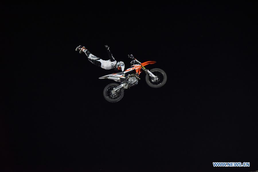 (SP)CHINA-DAQING-FIM FREESTYLE MOTOCROSS WORLD CHAMPIONSHIP-THE NIGHT OF THE JUMPS