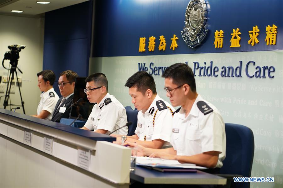 CHINA-HONG KONG-POLICE-PRESS BRIEFING (CN)