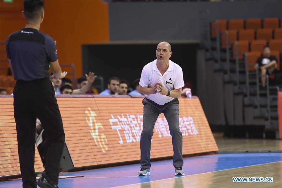 (SP)CHINA-NINGBO-INTERNATIONAL MEN'S BASKETBALL TOURNAMENT-ARG VS RUS (CN)
