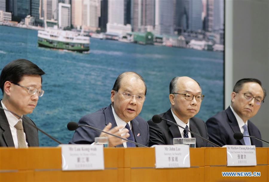 CHINA-HONG KONG-PRESS CONFERENCE (CN)