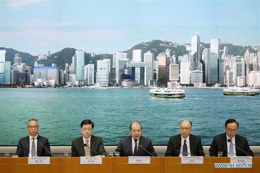 CHINA-HONG KONG-PRESS CONFERENCE (CN)