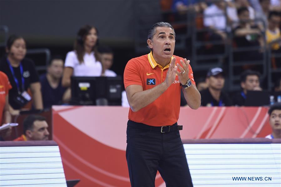 (SP)CHINA-NINGBO-INTERNATIONAL MEN'S BASKETBALL TOURNAMENT-ESP VS ARG (CN)