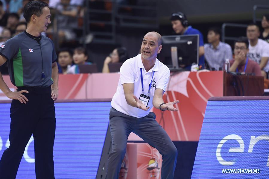 (SP)CHINA-NINGBO-INTERNATIONAL MEN'S BASKETBALL TOURNAMENT-ESP VS ARG (CN)