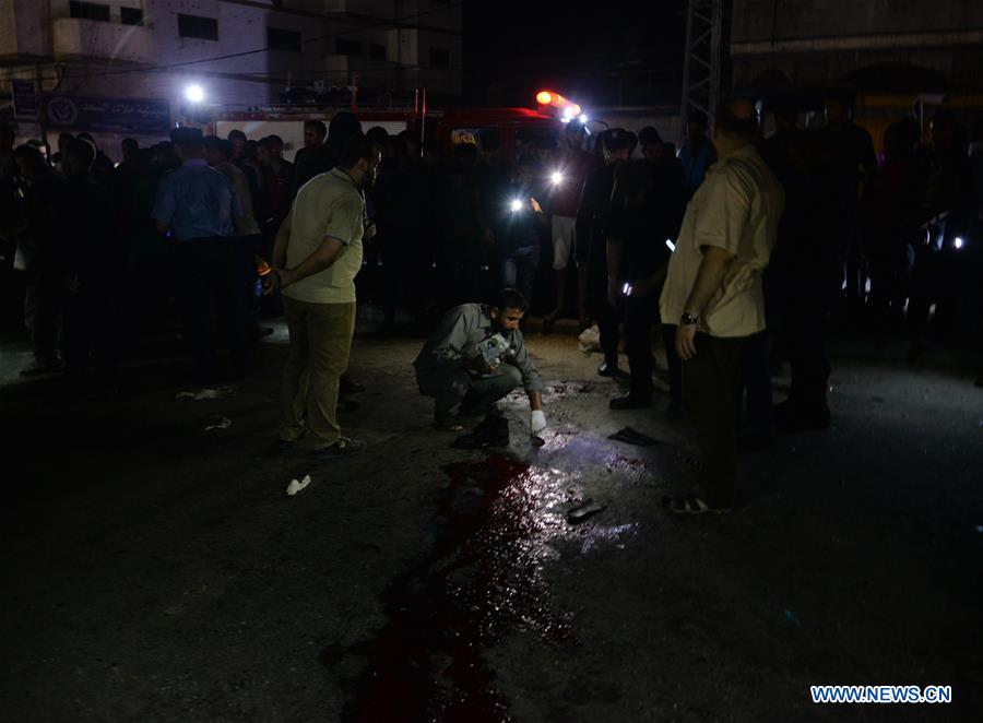 MIDEAST-GAZA-EXPLOSION