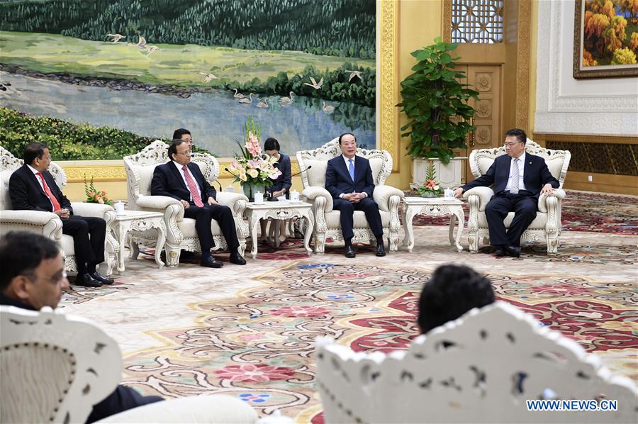 CHINA-BEIJING-HUANG KUNMING-INDIAN BJP DELEGATION-MEETING (CN)