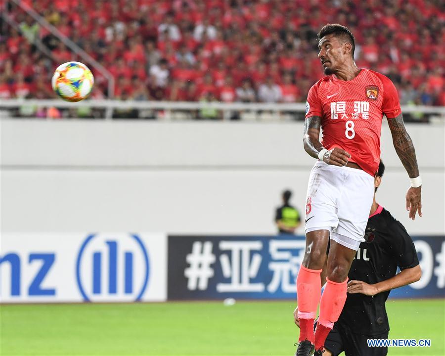 (SP)CHINA-GUANGZHOU-SOCCER-AFC CHAMPIONS LEAGUE-GUANGZHOU EVERGRANDE VS KASHIMA ANTLERS (CN)