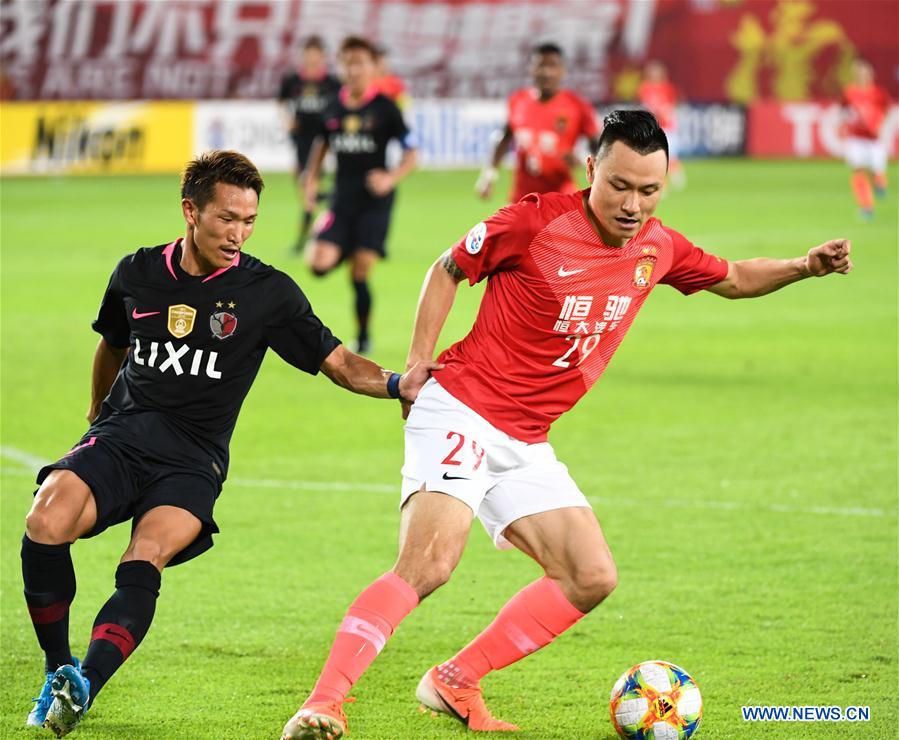 (SP)CHINA-GUANGZHOU-SOCCER-AFC CHAMPIONS LEAGUE-GUANGZHOU EVERGRANDE VS KASHIMA ANTLERS (CN)