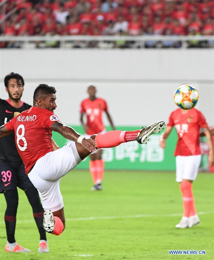 (SP)CHINA-GUANGZHOU-SOCCER-AFC CHAMPIONS LEAGUE-GUANGZHOU EVERGRANDE VS KASHIMA ANTLERS (CN)