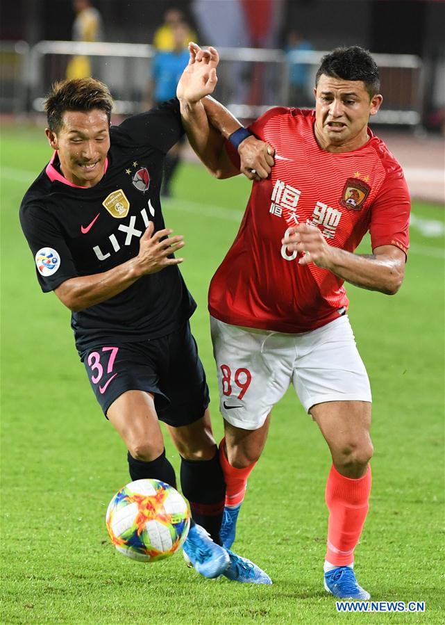 (SP)CHINA-GUANGZHOU-SOCCER-AFC CHAMPIONS LEAGUE-GUANGZHOU EVERGRANDE VS KASHIMA ANTLERS (CN)