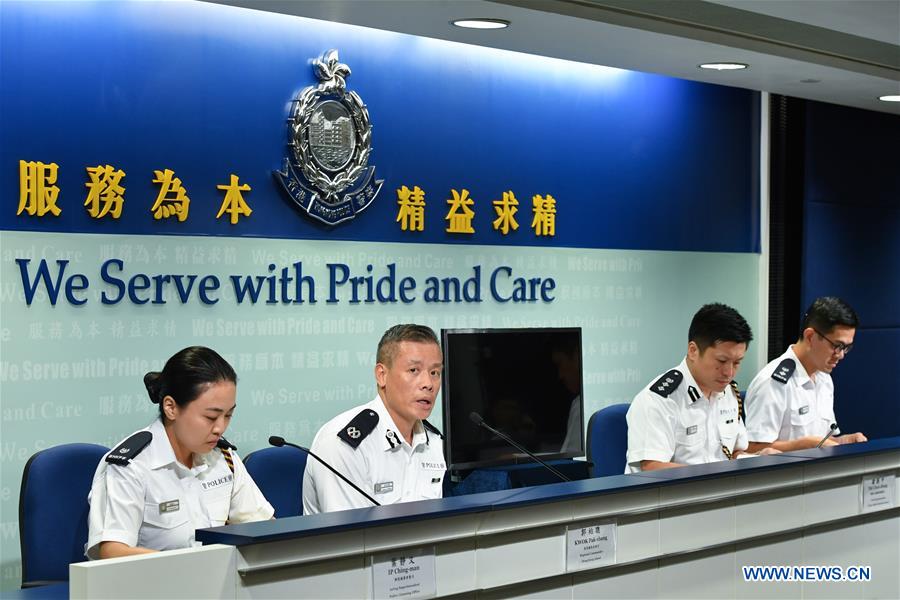 CHINA-HONG KONG-POLICE-PRESS CONFERENCE (CN)