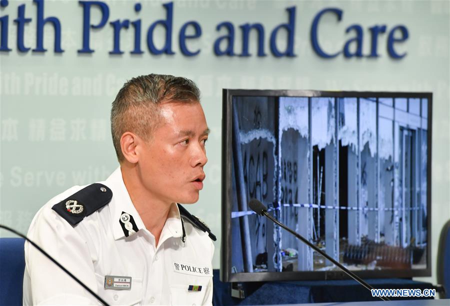 CHINA-HONG KONG-POLICE-PRESS CONFERENCE (CN)