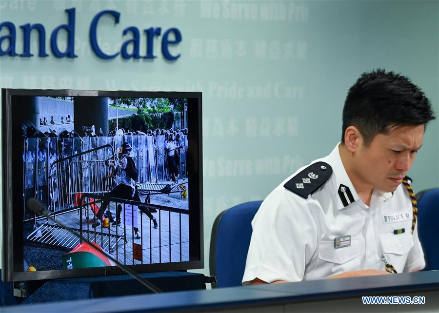 CHINA-HONG KONG-POLICE-PRESS CONFERENCE (CN)