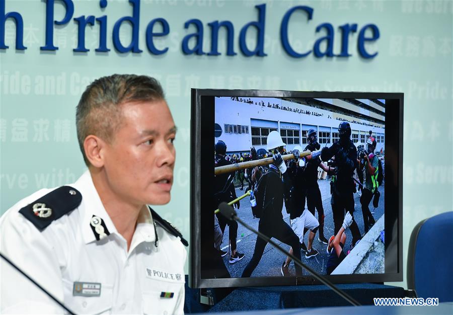 CHINA-HONG KONG-POLICE-PRESS CONFERENCE (CN)