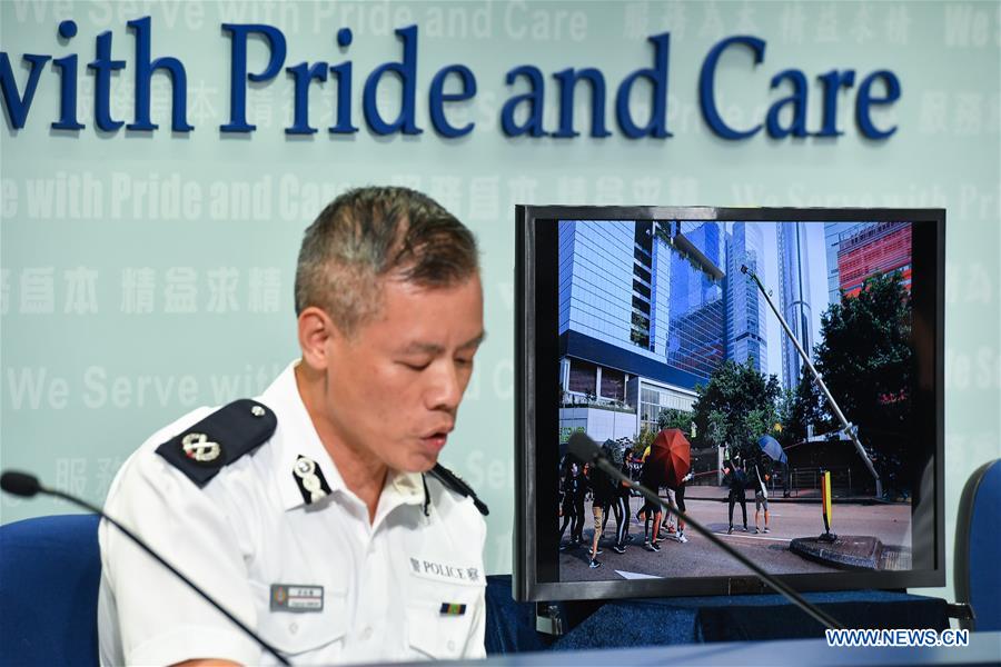 CHINA-HONG KONG-POLICE-PRESS CONFERENCE (CN)