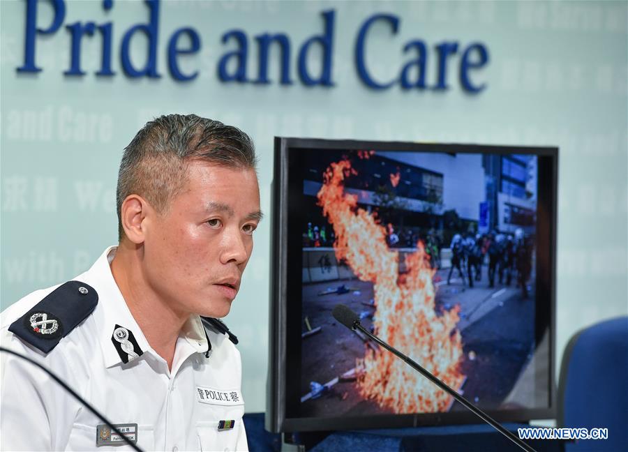 CHINA-HONG KONG-POLICE-PRESS CONFERENCE (CN)