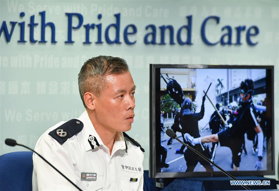 CHINA-HONG KONG-POLICE-PRESS CONFERENCE (CN)