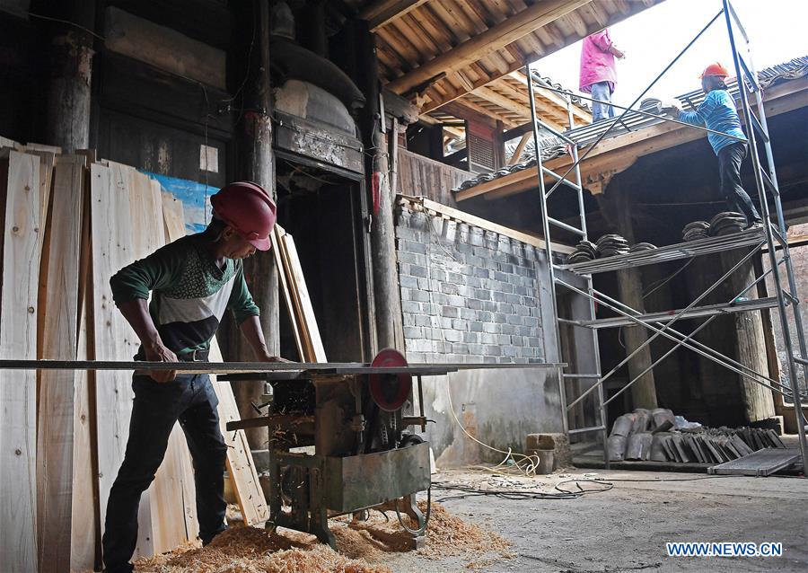 CHINA-JIANGXI-JINXI-ANCIENT BUILDING RENOVATION (CN)