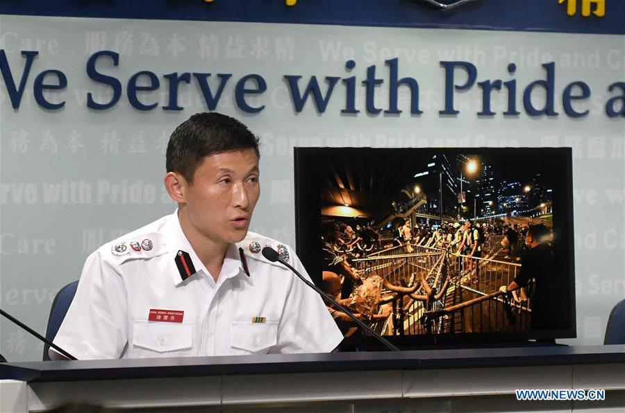 CHINA-HONG KONG-POLICE-VIOLENCE-SUSPECTS-ARREST (CN)