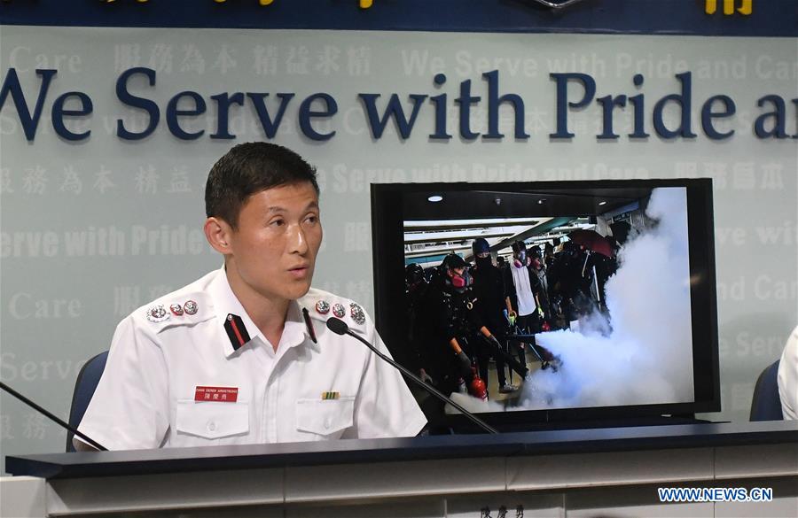 CHINA-HONG KONG-POLICE-VIOLENCE-SUSPECTS-ARREST (CN)