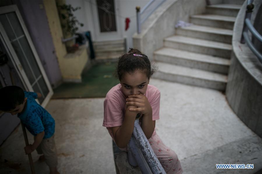 LIBYA-TRIPOLI-DISPLACED FAMILY