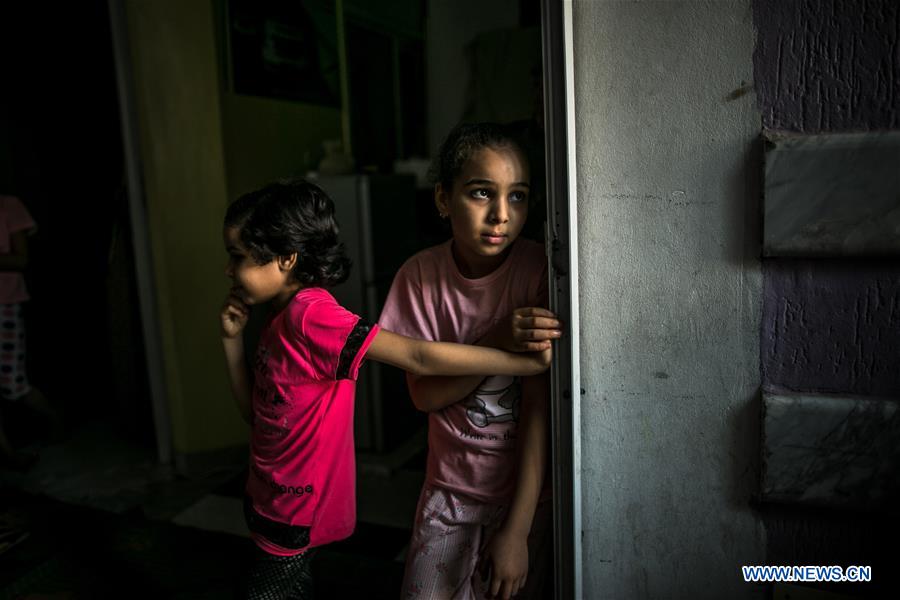 LIBYA-TRIPOLI-DISPLACED FAMILY