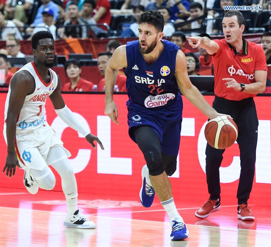 (SP)CHINA-FOSHAN-BASKETBALL-FIBA WORLD CUP-GROUP D-ANGOLA VS SERBIA (CN)