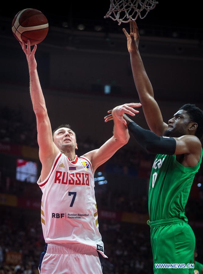 (SP)CHINA-WUHAN-BASKETBALL-FIBA WORLD CUP-GROUP B-RUSSIA VS NIGERIA (CN)