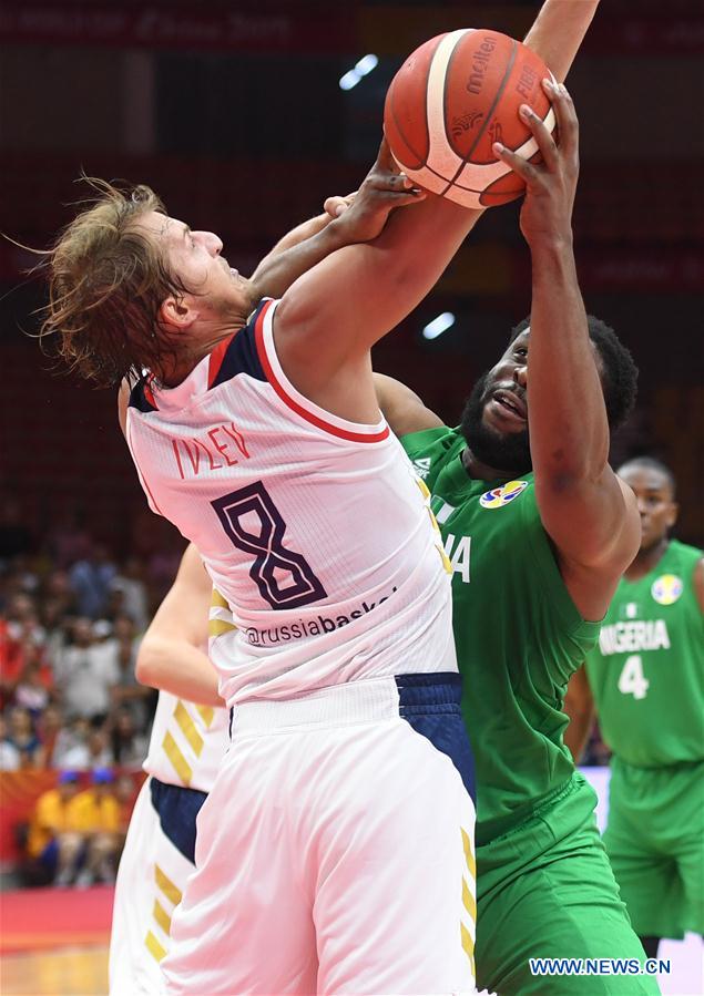 (SP)CHINA-WUHAN-BASKETBALL-FIBA WORLD CUP-GROUP B-RUSSIA VS NIGERIA (CN)