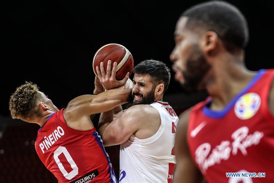(SP)CHINA-GUANGZHOU-BASKETBALL-FIBA WORLD CUP-GROUP C-IRAN VS PUERTO RICO (CN)