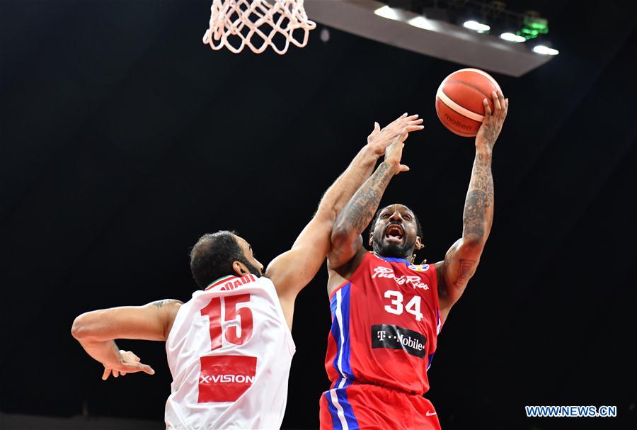 (SP)CHINA-GUANGZHOU-BASKETBALL-FIBA WORLD CUP-GROUP C-IRAN VS PUERTO RICO (CN)