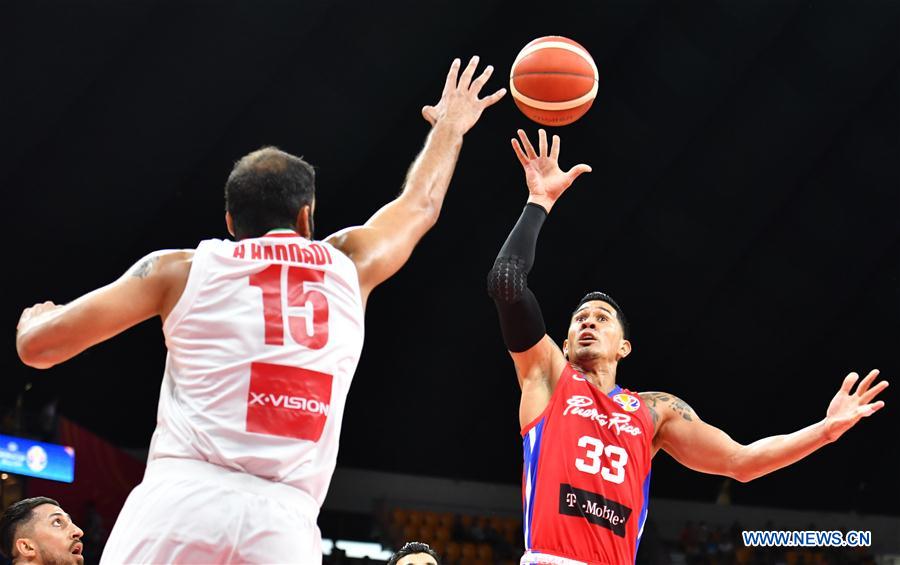 (SP)CHINA-GUANGZHOU-BASKETBALL-FIBA WORLD CUP-GROUP C-IRAN VS PUERTO RICO (CN)