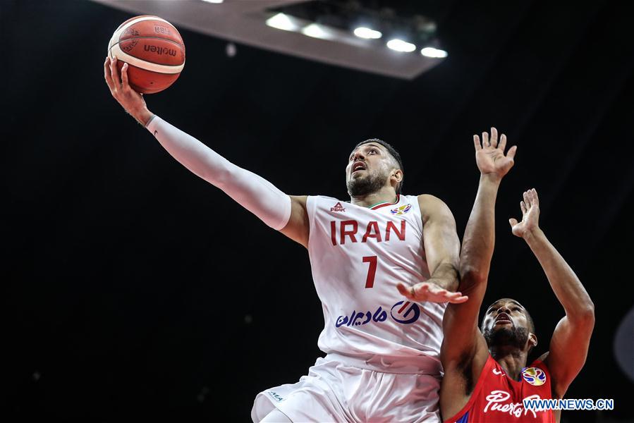 (SP)CHINA-GUANGZHOU-BASKETBALL-FIBA WORLD CUP-GROUP C-IRAN VS PUERTO RICO (CN)