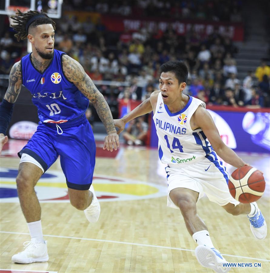 (SP)CHINA-FOSHAN-BASKETBALL-FIBA WORLD CUP-GROUP D-THE PHILIPPINES VS ITALY(CN)