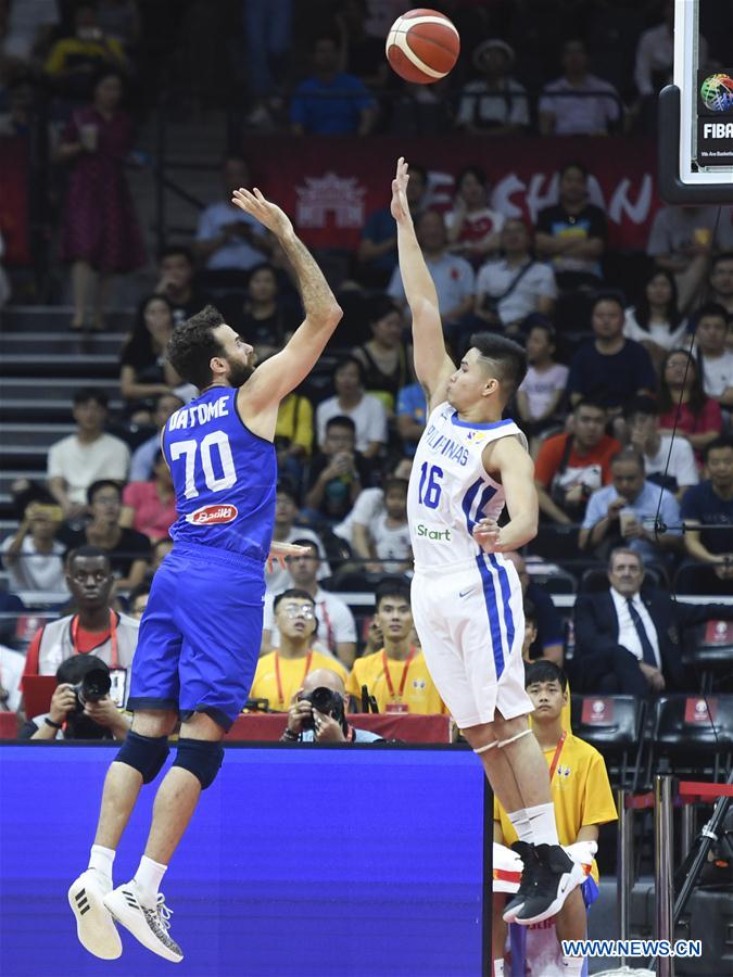 (SP)CHINA-FOSHAN-BASKETBALL-FIBA WORLD CUP-GROUP D-THE PHILIPPINES VS ITALY(CN)