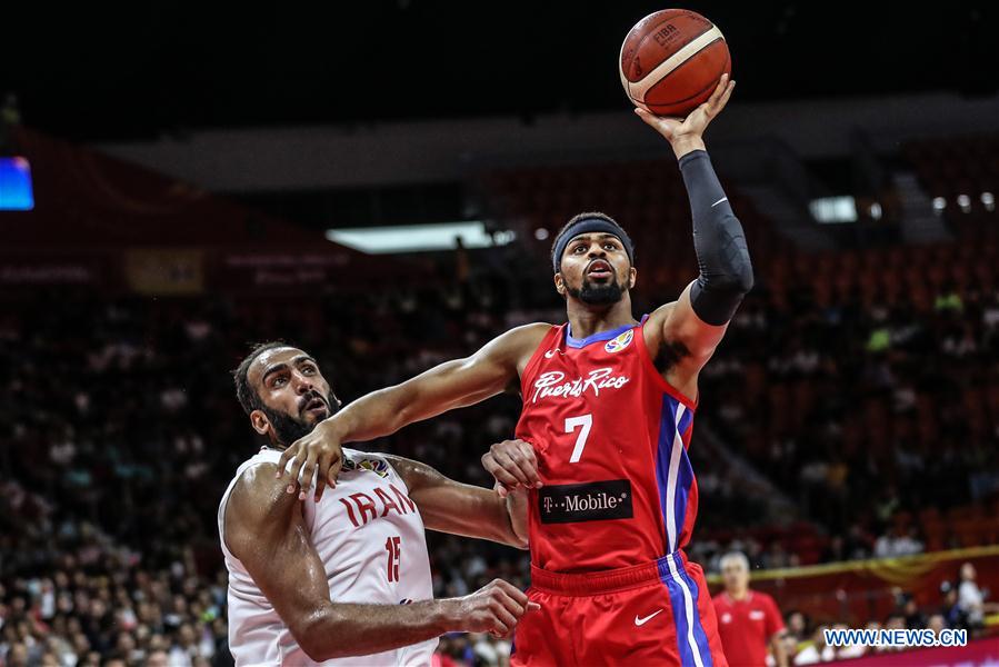 (SP)CHINA-GUANGZHOU-BASKETBALL-FIBA WORLD CUP-GROUP C-IRAN VS PUERTO RICO (CN)