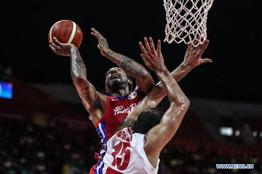 (SP)CHINA-GUANGZHOU-BASKETBALL-FIBA WORLD CUP-GROUP C-IRAN VS PUERTO RICO (CN)