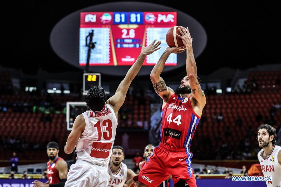 (SP)CHINA-GUANGZHOU-BASKETBALL-FIBA WORLD CUP-GROUP C-IRAN VS PUERTO RICO (CN)