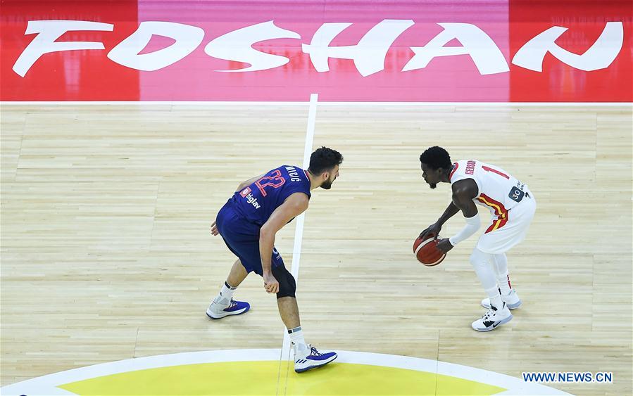 (SP)CHINA-FOSHAN-BASKETBALL-FIBA WORLD CUP-GROUP D-ANGOLA VS SERBIA (CN)