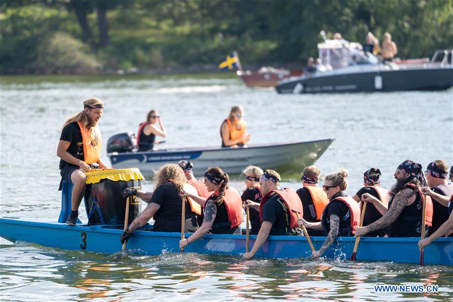 SWEDEN-STOCKHOLM-DRAGON BOAT RACING