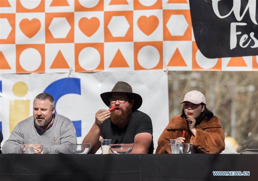 AUSTRALIA-CANBERRA-CHILI EATING COMPETITION