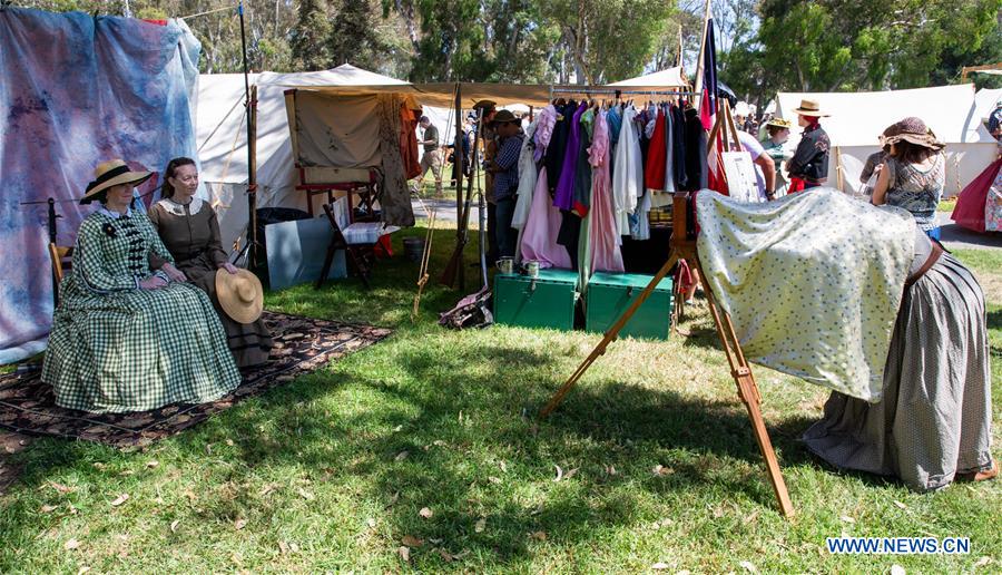 U.S.-CALIFORNIA-CIVIL WAR-REENACTMENT