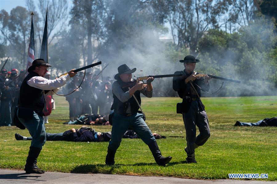 U.S.-CALIFORNIA-CIVIL WAR-REENACTMENT
